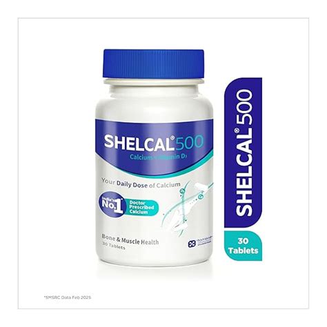 Shelcal 500 - Bottle of 30 Tablets : Amazon.in: Health & Personal Care