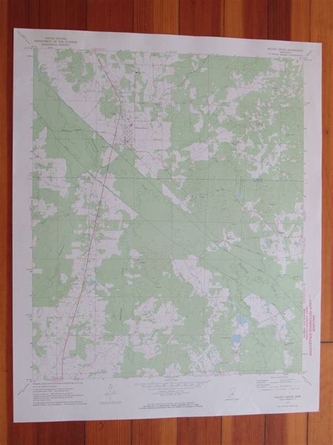 Walnut Grove Mississippi 1972 Original Vintage USGS Topo Map: (1972 ...