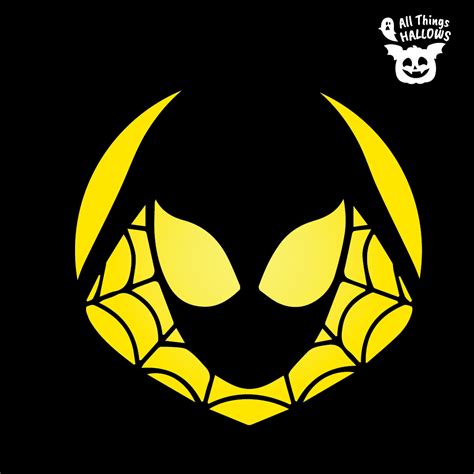 Ghost Spider Pumpkin Stencil - Allthingshallows.com – AllThingsHallows