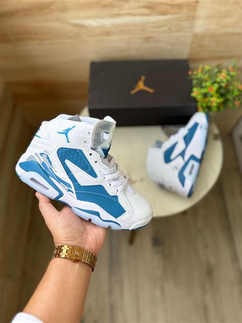 AIR JORDAN RETRO 6 JUMPMAN MVP NDUSTRIAL BLUE – Snapkicks