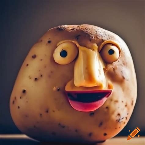 Funny british potato head