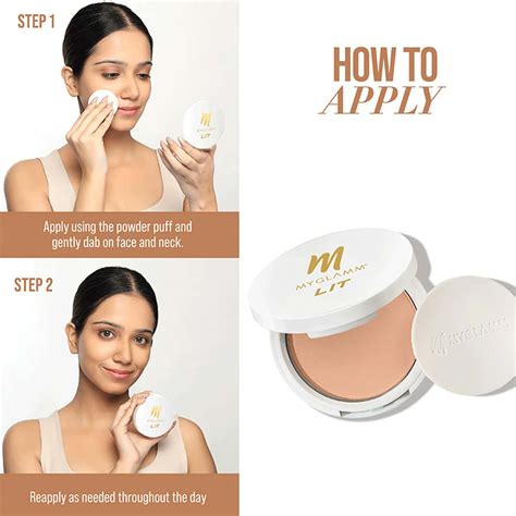 Buy MYGLAMM LIT RADIANT MATTE COMPACT-SERVING FACE Online & Get Upto 60 ...