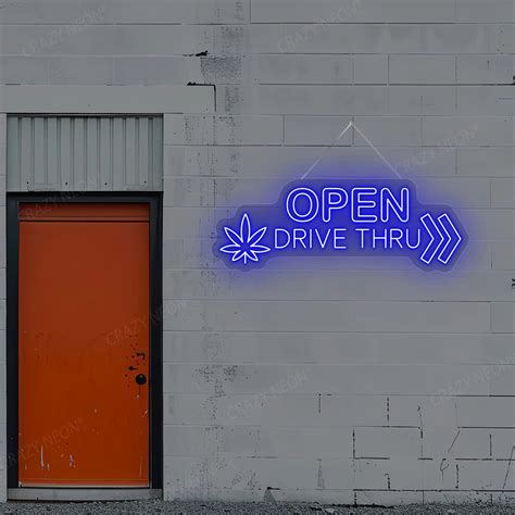 Open Drive Thru Sign | CRAZY NEON® – Crazy Neon