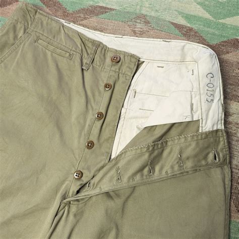 50s U.S.ARMY M45-KHAKI Chino Trousers (W32) | Wonder Wear ヴィンテージ古着ネットショップ