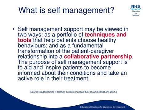 PPT - Supporting Self Management PowerPoint Presentation, free download ...