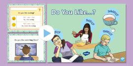 ESL 'Do You Like + Verb + ing' | English Conversation Class Activities