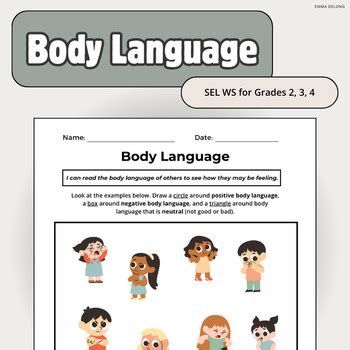 Body Language Worksheet 的图像结果