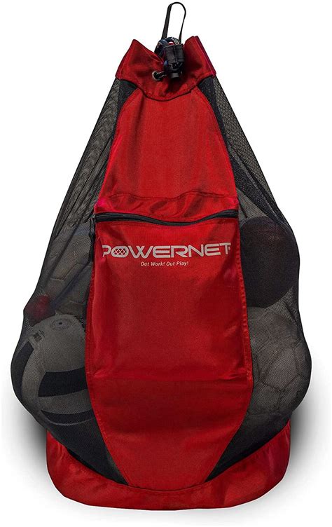 PowerNet Soccer Ball Bag, Mesh Bag Ball Storage for Soccer Training ...
