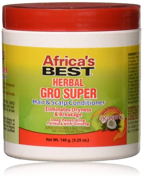 Buy Africa's Best Super Gro Maximum Hair and Scalp Conditioner, 5.25 ...