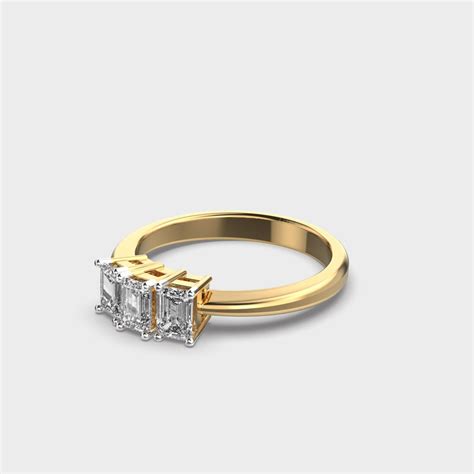 Buy 3 Jewels Treasure Diamond Ring At Jewelbox