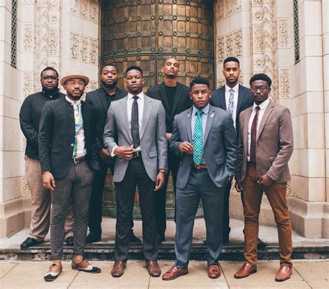 A group of educated Black men providing an African/Caribbean experience ...