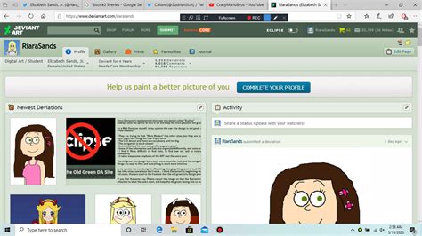 Image result for Old deviantART Layout