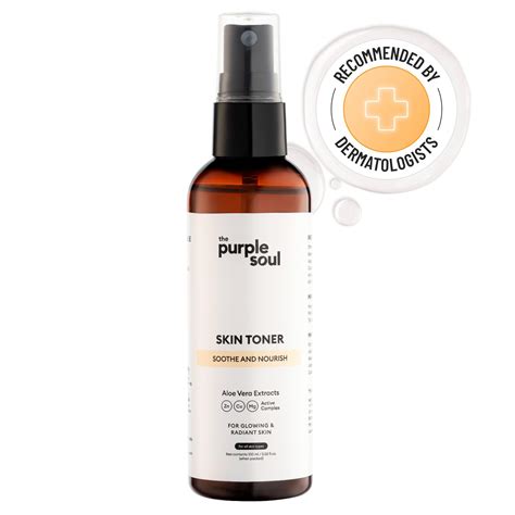 The Purple Soul Facial Mist & Skin Toner with Aloe Vera Extract And ...