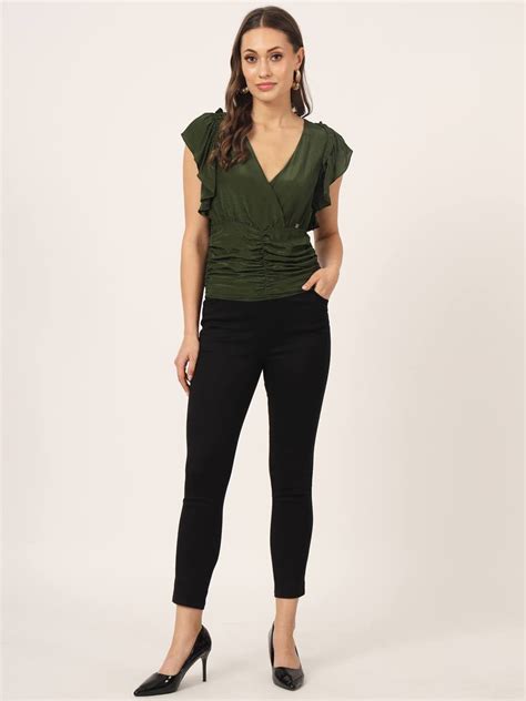 Beatnik Denim Slim Fit Black Womens Treggings – Beatnik India