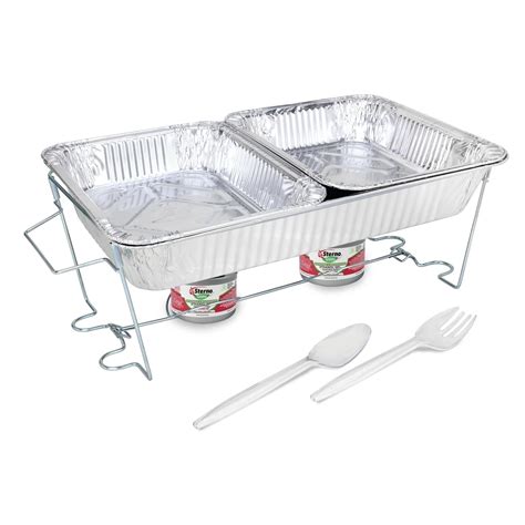 Sterno Buffet Kit Disposable Chafing Dish Buffet Set - Chafing Dishes ...