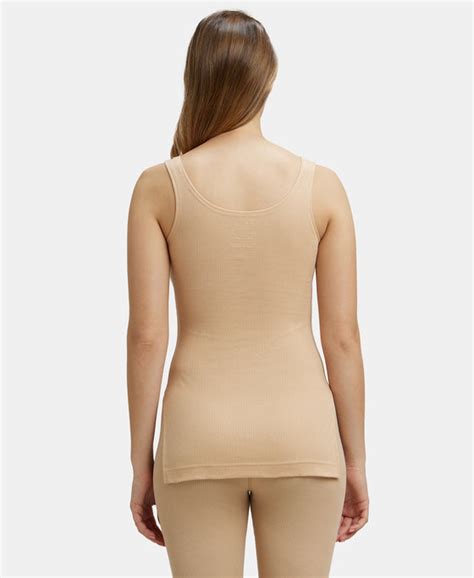 Buy Super Combed Cotton Rich Thermal Tank Top with StayWarm Technology ...