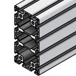 8 Series Aluminum Frame - 80x160mm, 10mm Slot Width | MISUMI | MISUMI India