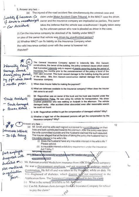 Insurance - Situational Problems - Bachalors in law - Studocu