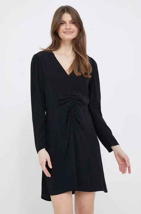 United Colors of Benetton sukienka kolor zielony mini prosta | Answear.com