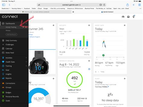 Garmin Connect Menu 的图像结果