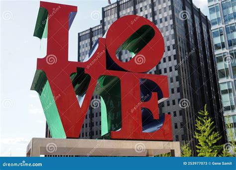 The Iconic Love Sign in the City of Brotherly Love, Philadelphia ...