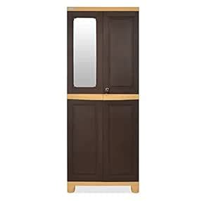home By Nilkamal Wether Brown Plastic Freedom FB1 Cabinet : Amazon.in ...