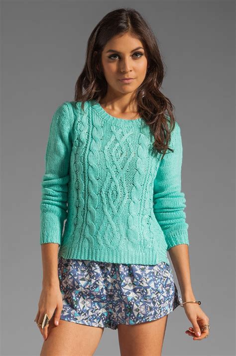 Finders Keepers Turn Around Knit in Spearmint | REVOLVE