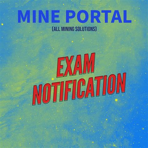 ELIGIBILITY CRITERIA FOR OVERMAN/FOREMAN/MATE/SIRDAR/BLASTER exam ...