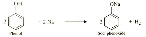 Give two reactions that show the acidic nature of phenol. Compare the ...