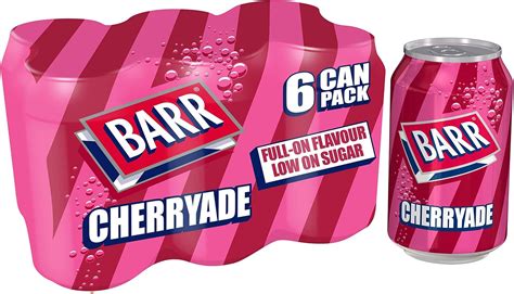 Buy BARR Cherryade | 6 x 330ml Cans | A Fizzy Drink for Everyone ...