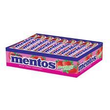 Buy Mentos, Strawberry Flavour Chewy Candy Stick Pack 655.2 g- Pack of ...