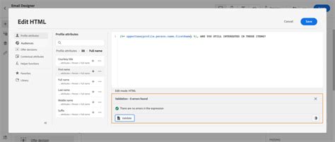 Personalization use case: cart abandonment email | Adobe Journey Optimizer