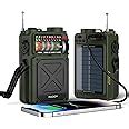 Raddy RE40 Portable Shortwave Radio FM/AM/SW/WB Receiver, 4000mAh Retro ...