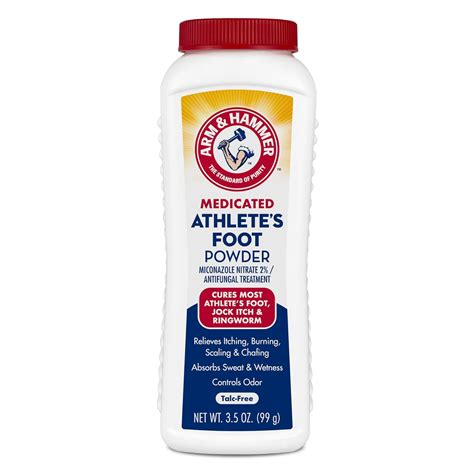 Amazon.com: Arm & Hammer Athlete's Foot Powder - Antifungal Treatment ...