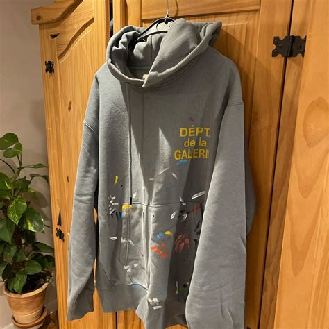 Gallery dept paint splash hoody. XL worn - great... - Depop