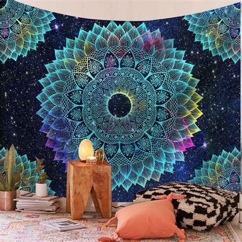 Tapestry Wall Hanging Custom Multifunctional Bohemian Indian Mandala ...