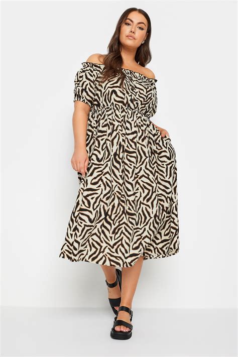 Plus Size Brown Dress