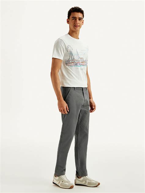 Men's Grey Authentic Straight Fit Chino Pants – Levis India Store