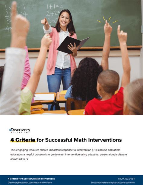 4 Criteria for Successful Math Interventions | Discovery Education