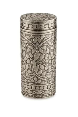 Hope Kart Antique Chuna Dani Dabi Silver Plated White Metal Empty ...