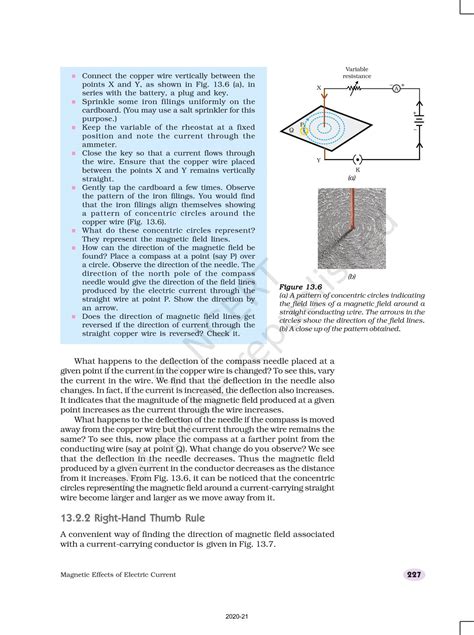 Magnetic Effects Of Electric Current - NCERT Book of Class 10 Science