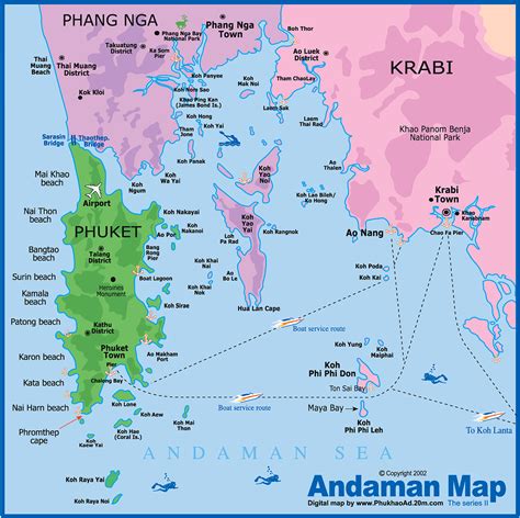 Krabi maps