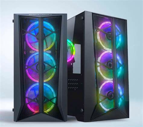 Buy CHIPTRONEX NXT1 MESH Mid Tower ATX Gaming Computer case with ...