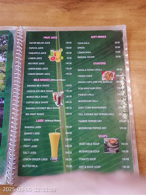 Menu at MANGO TREE RESTAURANT, Kamalapur, Old Busstand