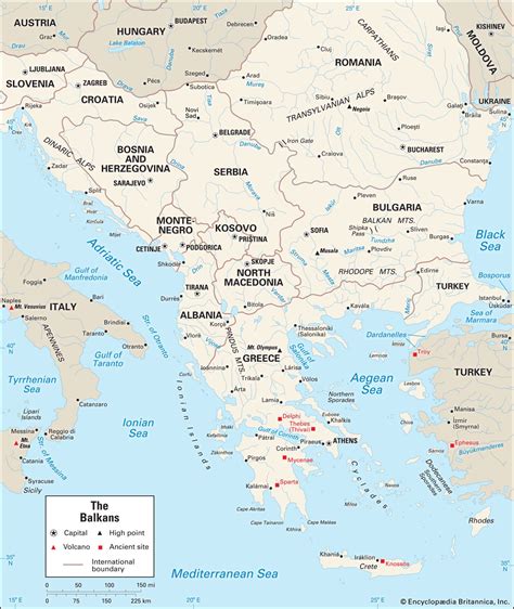 Balkan Peninsula Map