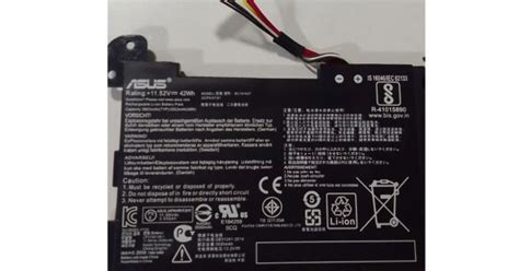 Buy ORIGINAL ASUS B31N1637 42Wh Laptop Battery in India