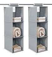 HomeStrap 3-Shelf Closet Hanging Organizer | Durable Non-Woven Fabric ...