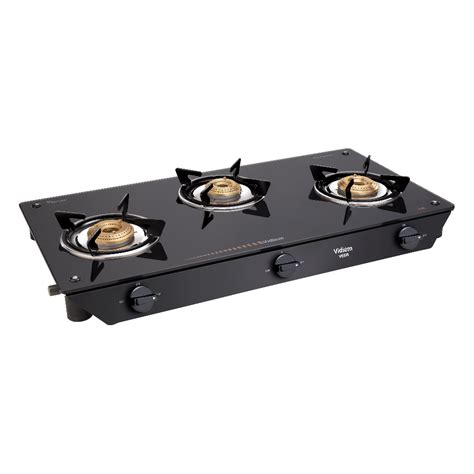 Buy Vidiem Veer 3 Burner Glass Top Gas Stove Online at Vidiem Store ...
