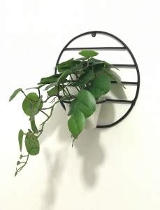 EC DECO Wall Mountable Pot Stand Iron Decorative Platter Price in India ...