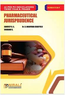 Pharmaceutical Jurisprudence | PDF book download free | B Pharmacy 5th ...